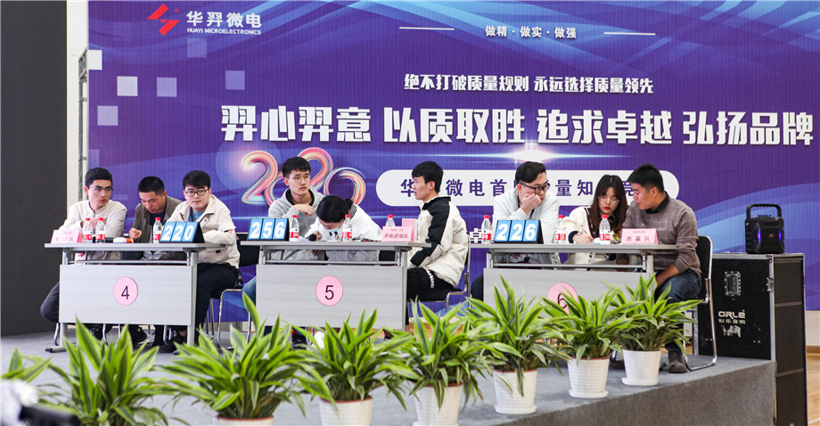 太阳成微电举办首届质量知识竞赛