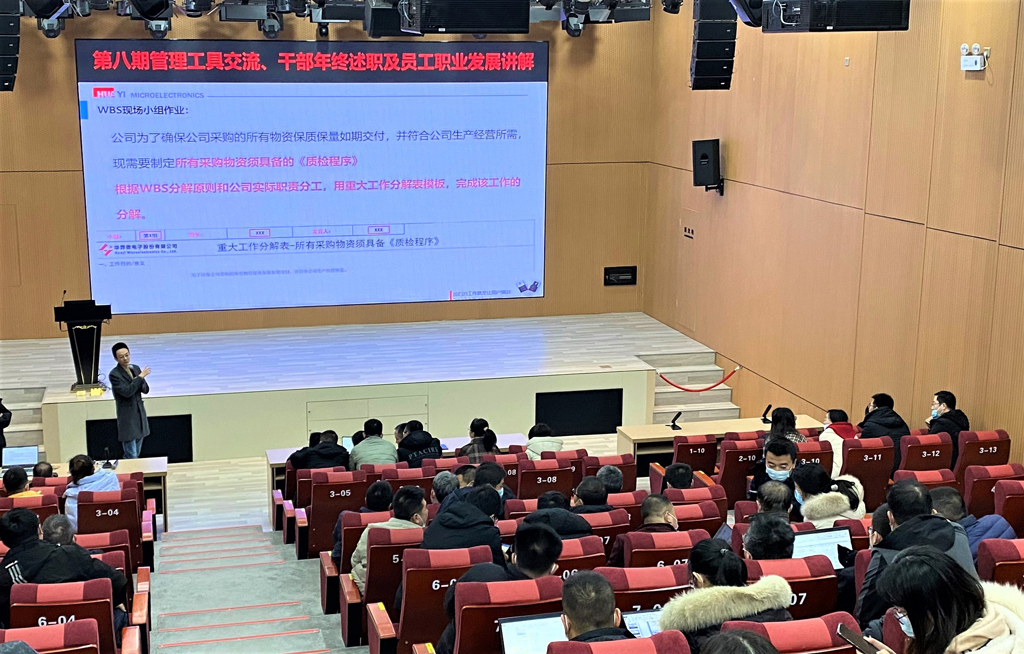 太阳成微电开展管理工具实践交流会（第八期）&干部年终述职及员工职业发展讲解