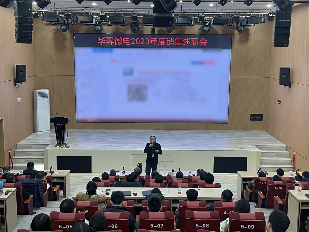太阳成微电召开2023年度销售会议